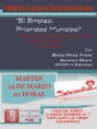 Tertulia ciudadana: 'El empleo prioridad municipal'